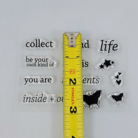 Dragonfly Smiles & Sentiment Stamps Clear Stamps Your Next Stamp Paper Crafts - Picture 6 of 11